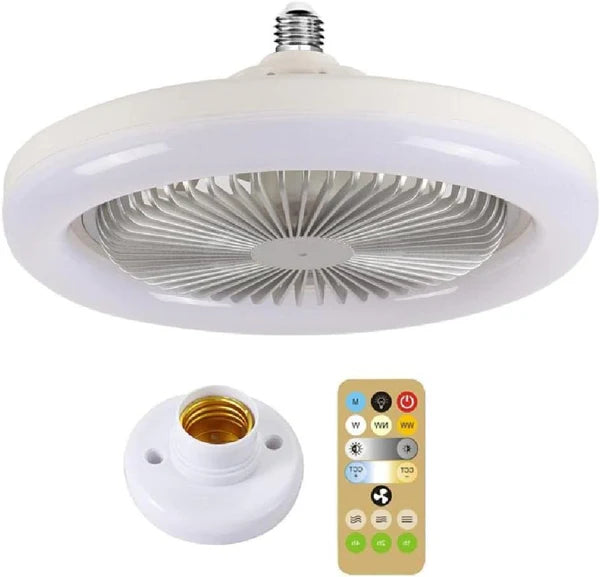 LumiBrisa™ Ventilador LED 3 en 1 –Ilumina tu espacio, refresca tu ambiente y se maneja con control remoto.