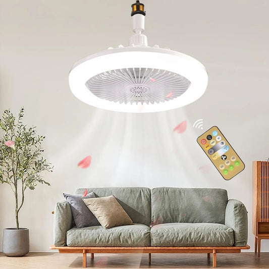 LumiBrisa™ Ventilador LED 3 en 1 –Ilumina tu espacio, refresca tu ambiente y se maneja con control remoto.