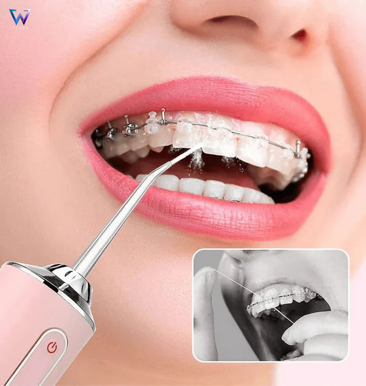 CleanPro® Irrigador bucal que limpia a fondo y deja tu boca fresca todo el día.