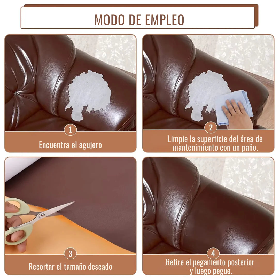 AdhiCuero™ – Parche de Reparación de Cuero 150×50 cm