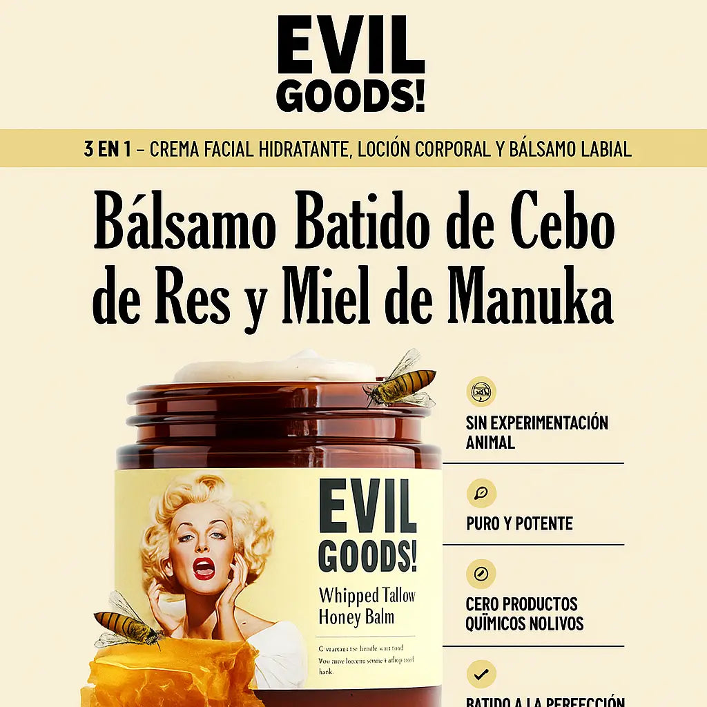 Evil Goods™ 50ml – Nutre, repara y suaviza tu piel de forma natural.
