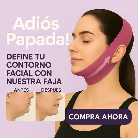 LipoLift™ – Faja que reafirma tu rostro en solo 15 min al día, sin cremas ni cirugías.