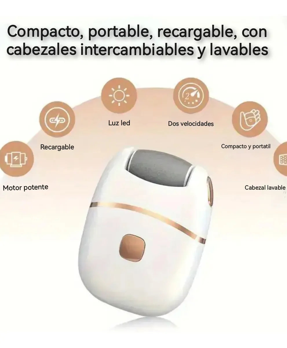 SuaviFeet™ – Removedor de callos eléctrico recargable, deja tus pies suaves en minutos.