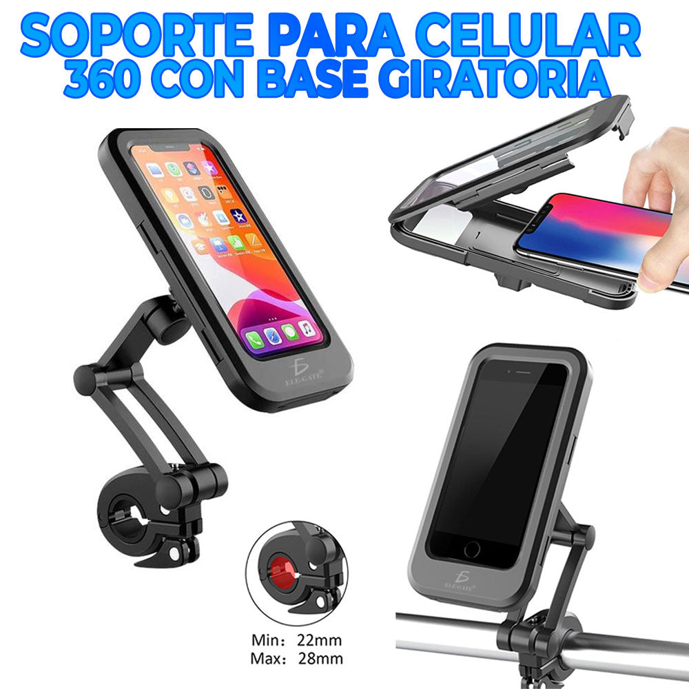 RutaFirme™ Soporte Impermeable y Anticaídas para Cualquier Celular