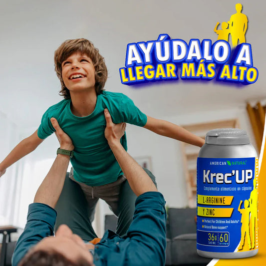 Krec Up™ 60 Cápsulas – Apoyo natural para el crecimiento de tu hijo